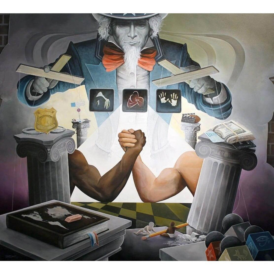 THE PANDEMIC OF SYSTEMIC MARIONETTES-Print-BK The Artist Store
