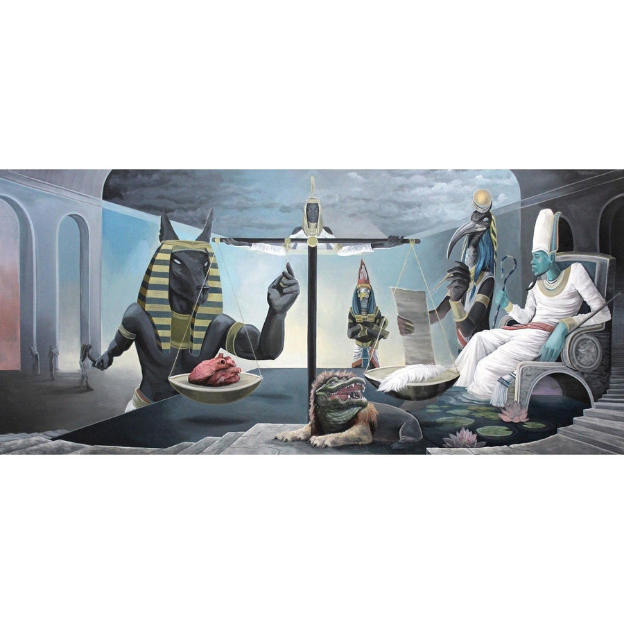 THE WEIGHING OF THE HEART-Limited edition print-BK The Artist Store