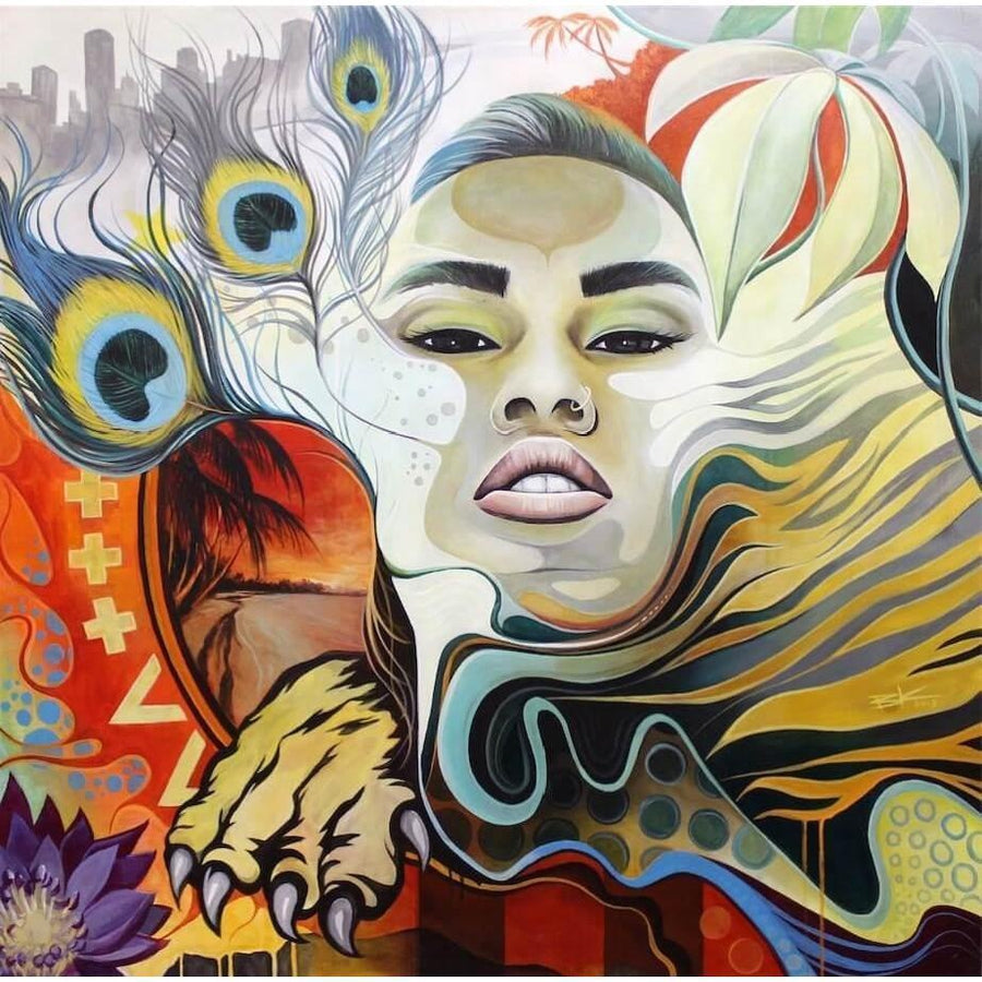 TIGERS DON'T LIVE IN CEYLON-Print-BK The Artist Store