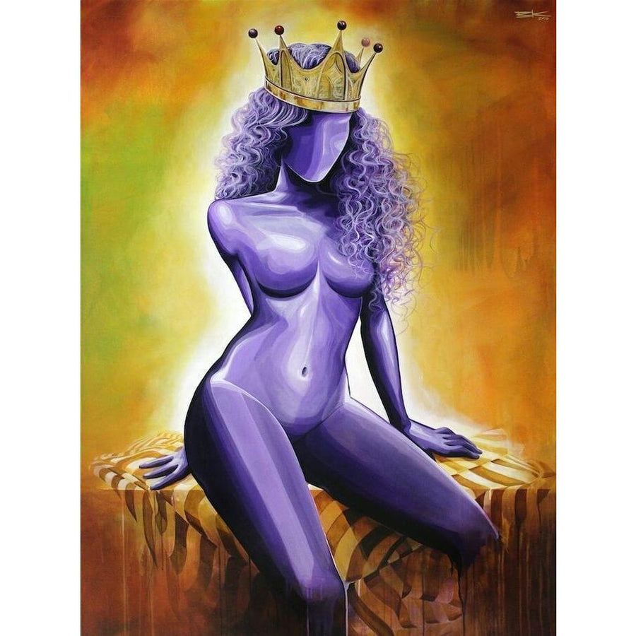 PURPLE IS FOR ROYALTY (#2) “QUEEN”-Limited edition print-BK The Artist Store