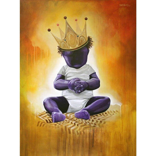 PURPLE IS FOR ROYALTY (#3) "CHILD"-Limited edition print-BK The Artist Store