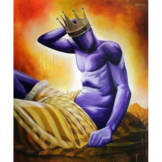 PURPLE IS FOR ROYALTY (#4) “KING”-Limited edition print-BK The Artist Store