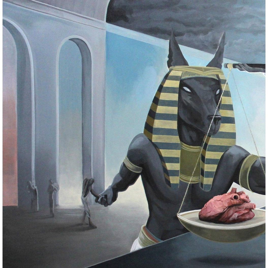 THE WEIGHING OF THE HEART-Limited edition print-BK The Artist Store